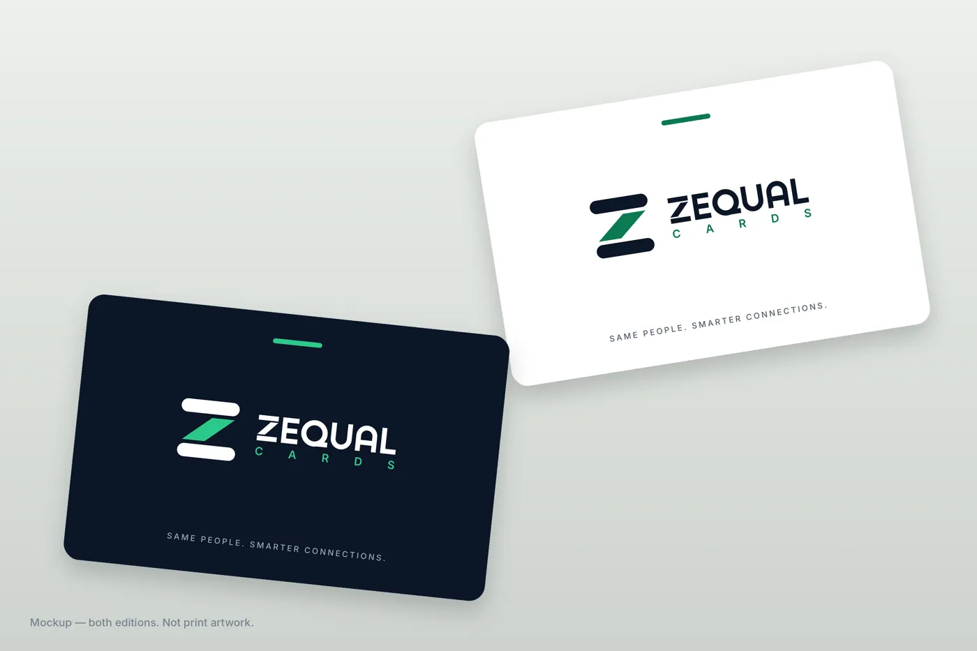 Midnight and Paper Edition cards side by side